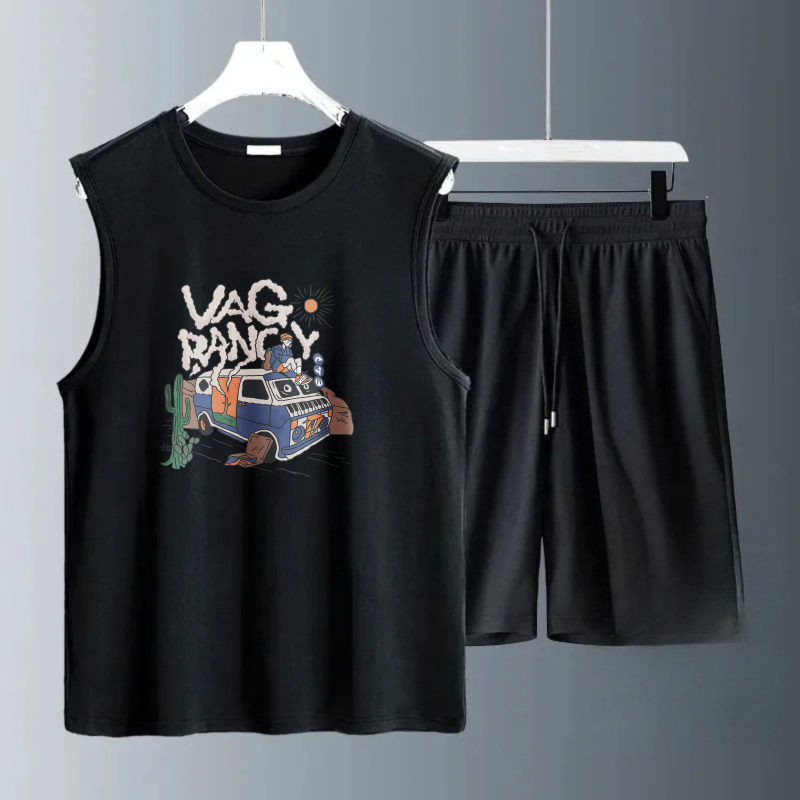 Summer Clothing Men - Мужские комплекты майок 2026 года, летние,