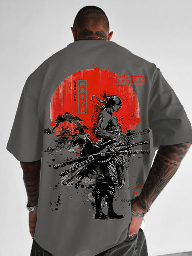 Summer Clothing In Japan - One Piece Action Anime Zoro Print