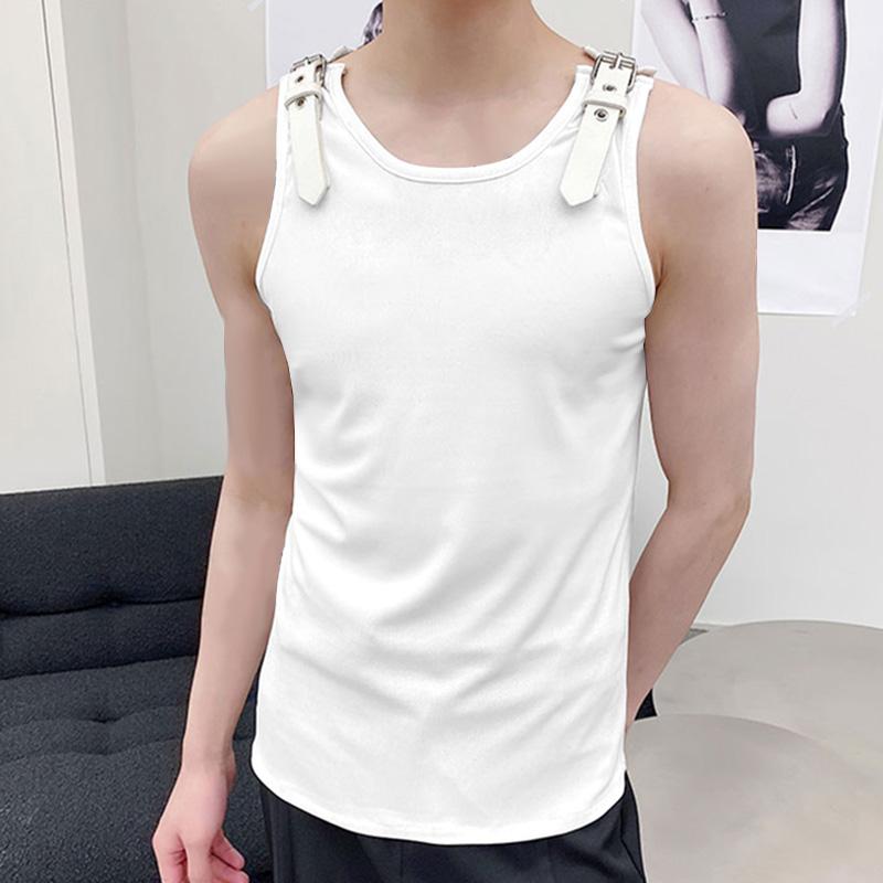 Summer Clothing Colors 2026 - Мужские майки INCERUN из искусственной кожи,