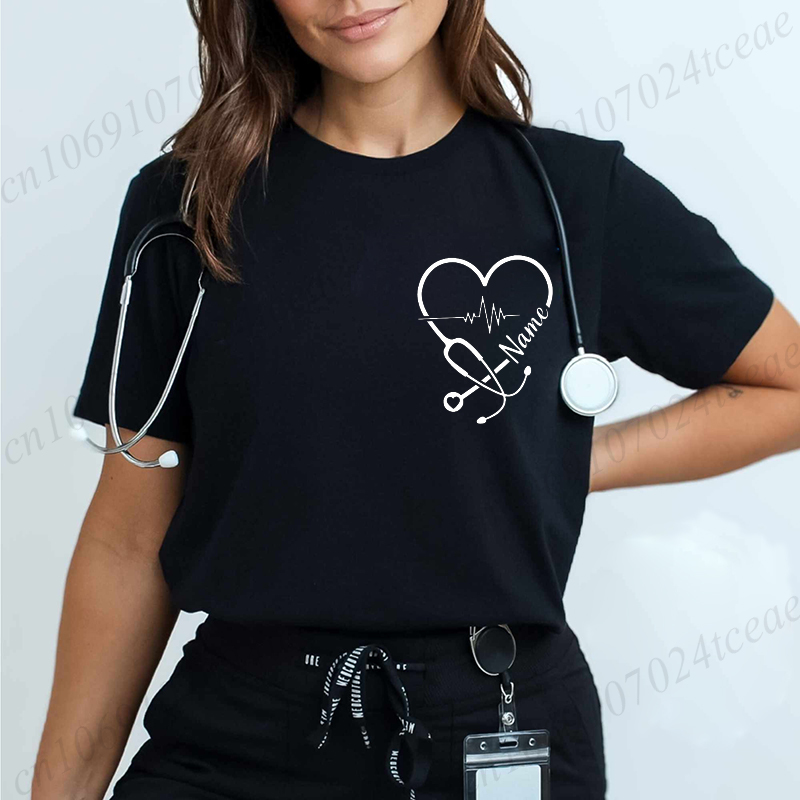 Summer Clothing Name - Персонализированная футболка для медсестер, новые футболки