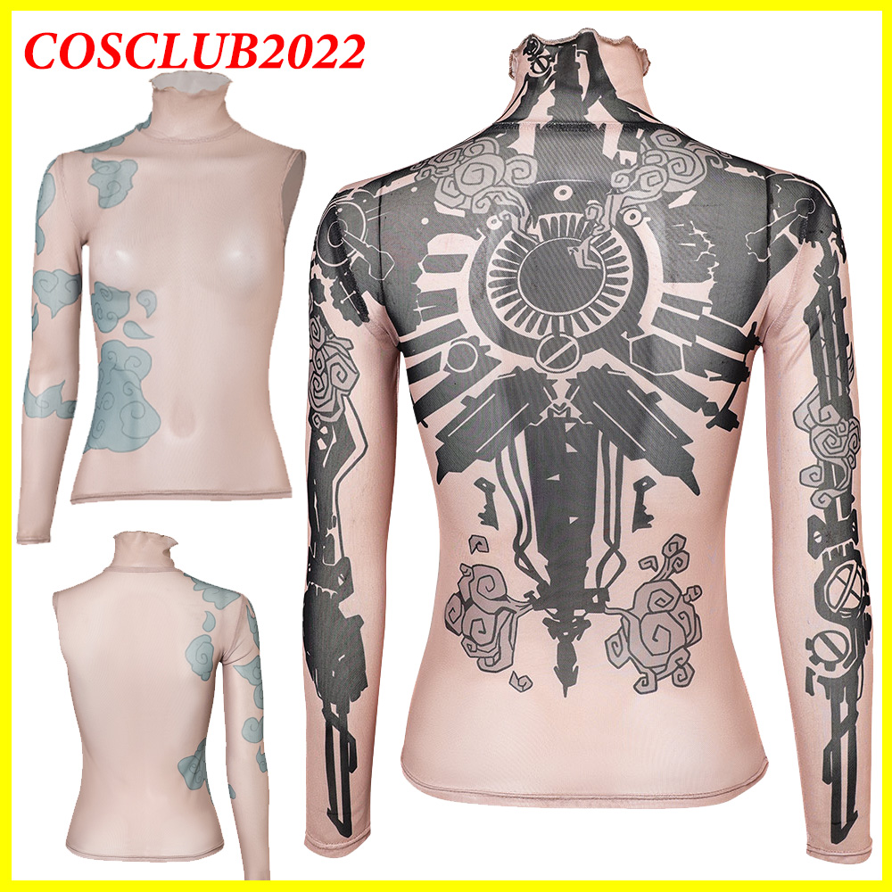 Summer Clothing Modest - Женская рубашка Arcane Jinx для косплея,