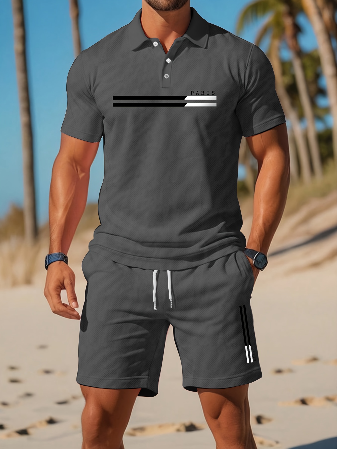 Summer Clothing Patterns - Летний мужской комплект поло 2026 года