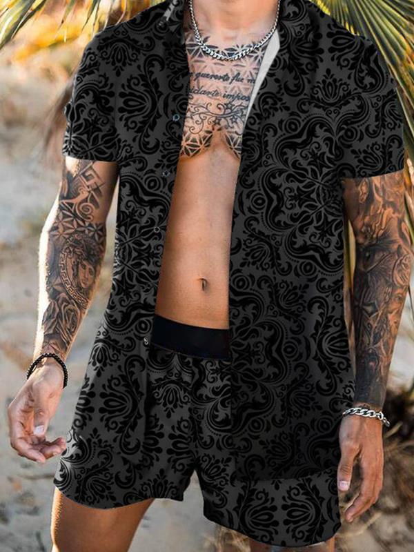 Beach Shirt Hawaiian - Новинка 2026 года: мужской комплект из