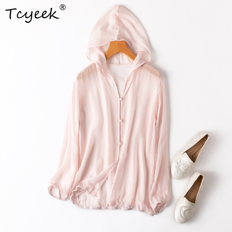 Summer Clothing - Женская топ-рубашка Tcyeek из 100% натурального