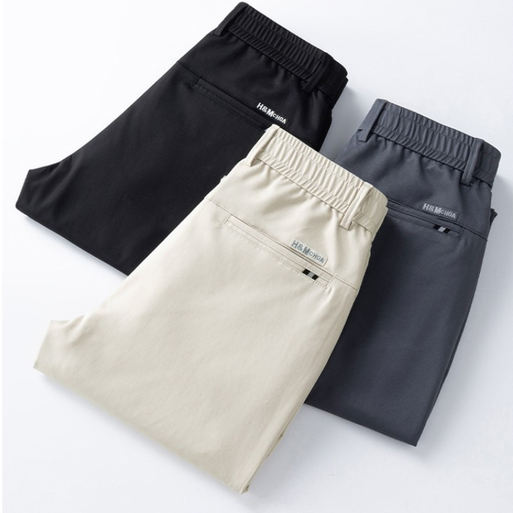 Summer Clothing Brands Men - Летние тонкие мужские повседневные брюки из