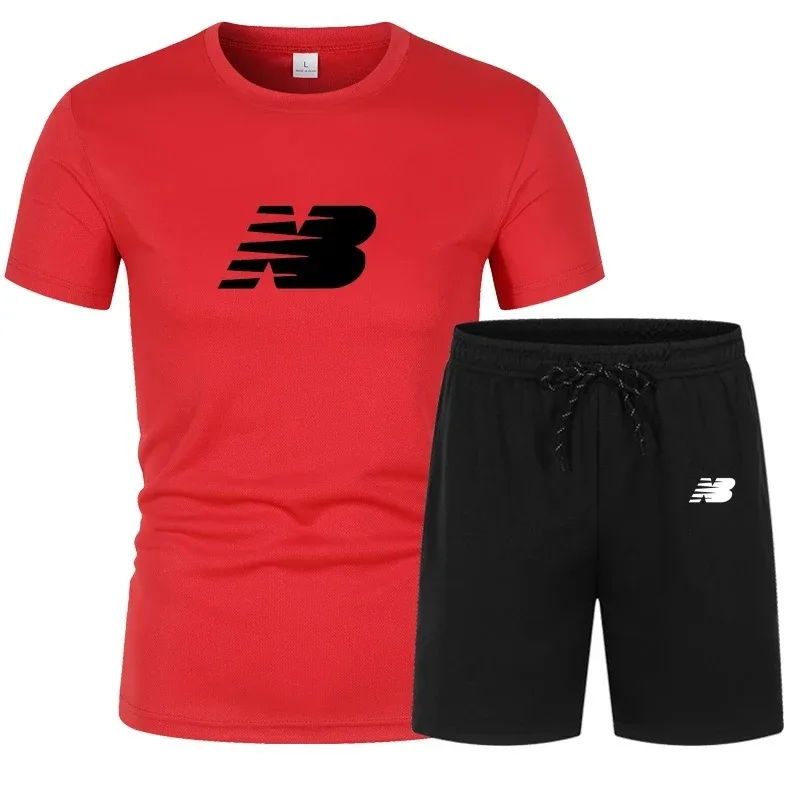 Summer Clothing Brands Men - Брендовый мужской спортивный костюм, высококачественная повседневная