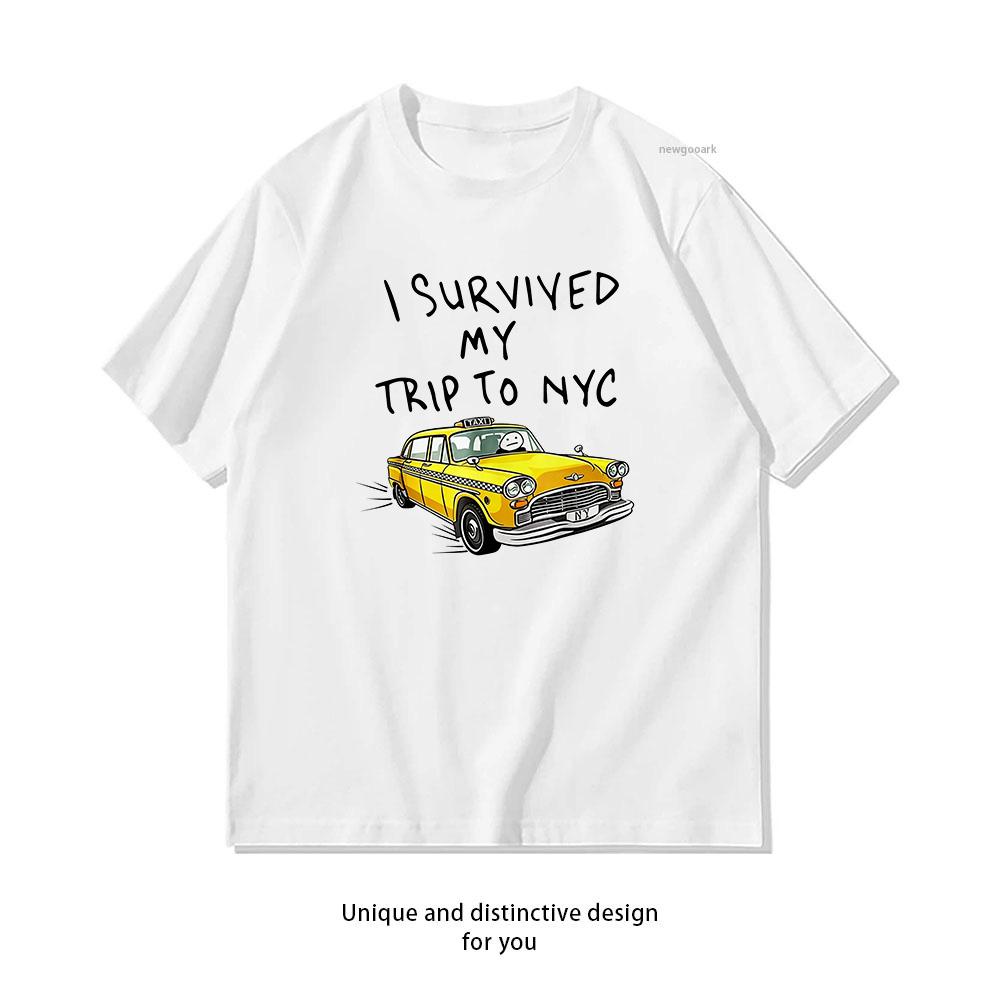 Yellow Summer Clothing - Футболка с надписью «Я выжил в