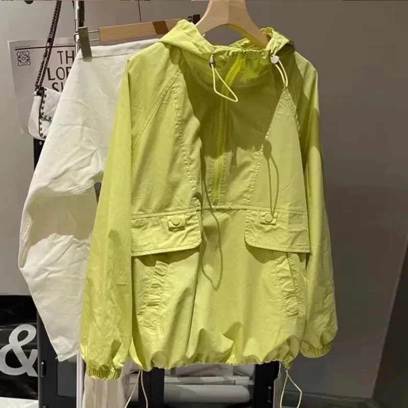 Yellow Summer Clothing - Поп-поп женская куртка на молнии модный