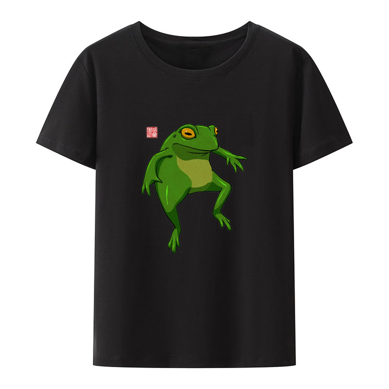 Summer Clothing Essentials Women - Забавная футболка с принтом Relajao Frog