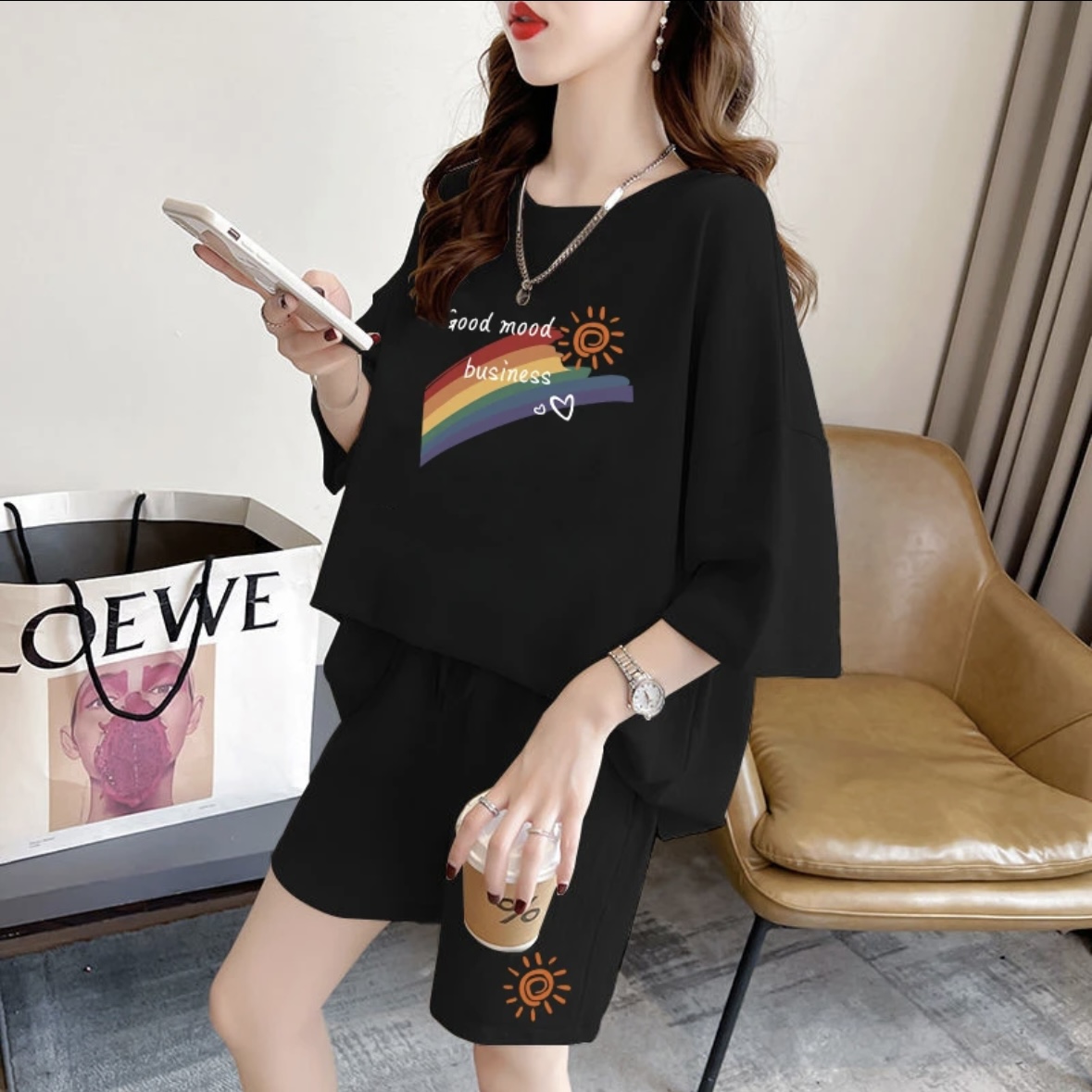 Summer Clothing Pieces - Модный женский летний комплект с шортами,