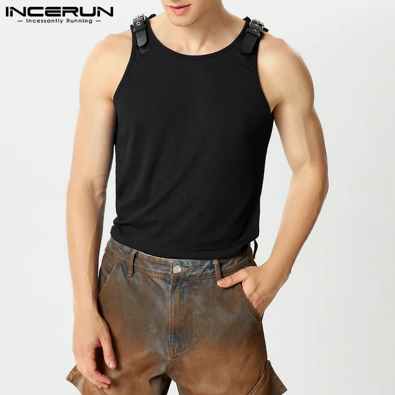 Мужские майки INCERUN из искус – обзор и цена Summer Clothing Colors 2026