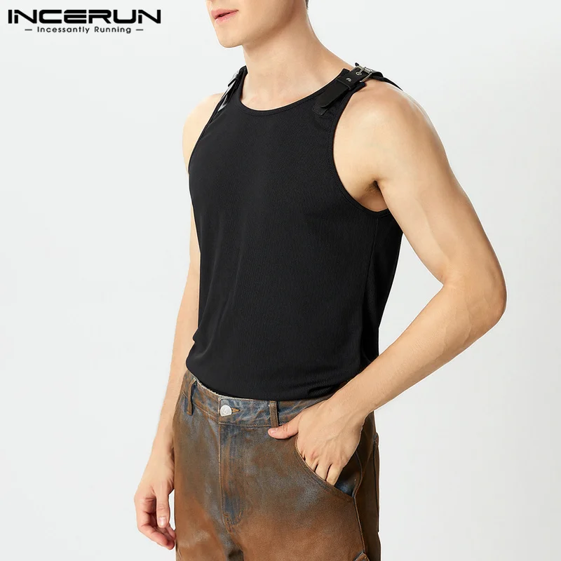 Мужские майки INCERUN из искус – обзор и цена Summer Clothing Colors 2026