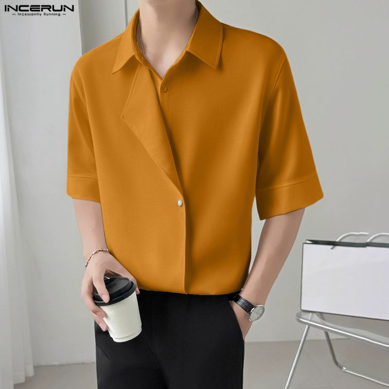 Мужская рубашка 2026, однотонн – обзор и цена Summer Clothing Colors 2026