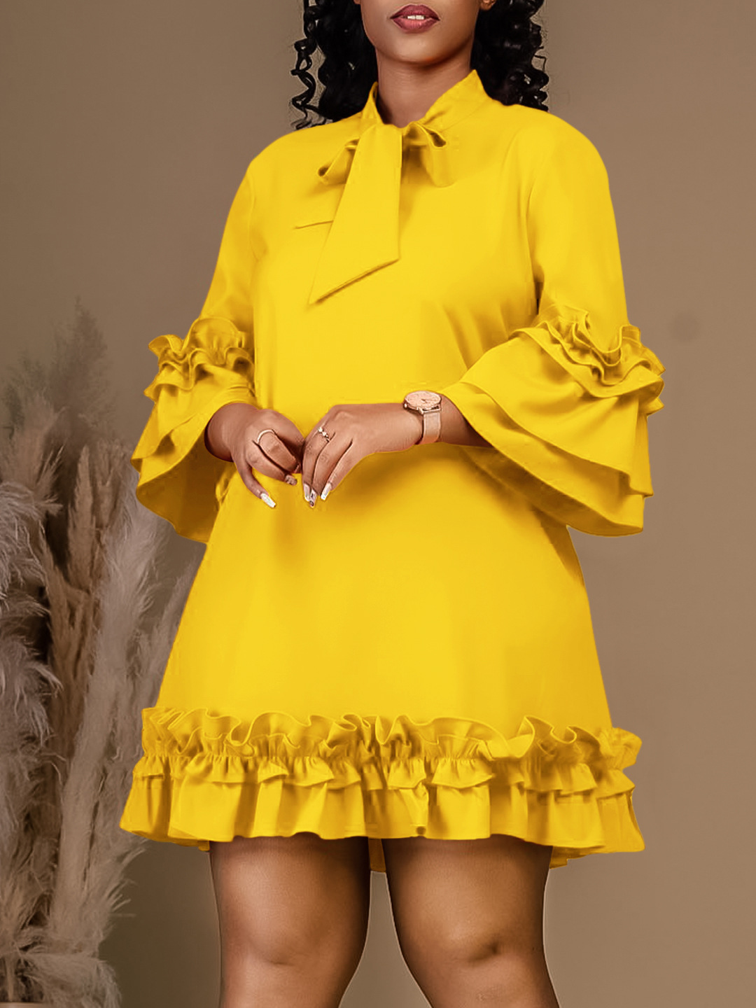 Индивидуальное летнее элегантн – обзор и цена Yellow Summer Clothing