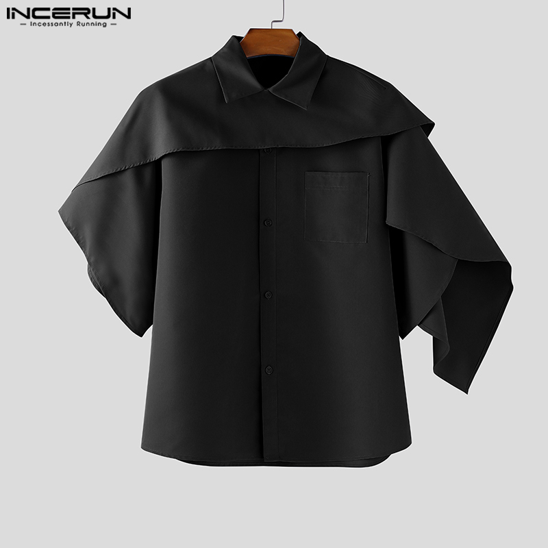 Мужская рубашка INCERUN с асим – обзор и цена Summer Clothing Colors 2026