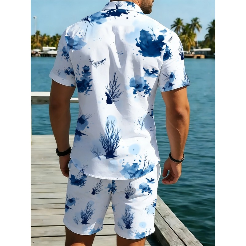 Мужской летний комплект: гавай – обзор и цена Beach Shirt Hawaiian