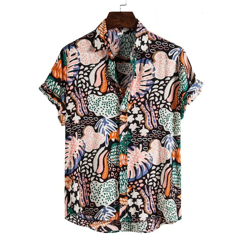 Ретро-рубашка с 3D-принтом тро – обзор и цена Beach Shirt Hawaiian
