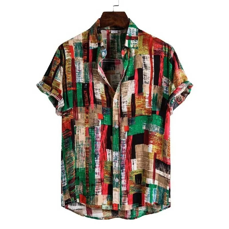 Ретро-рубашка с 3D-принтом тро – обзор и цена Beach Shirt Hawaiian
