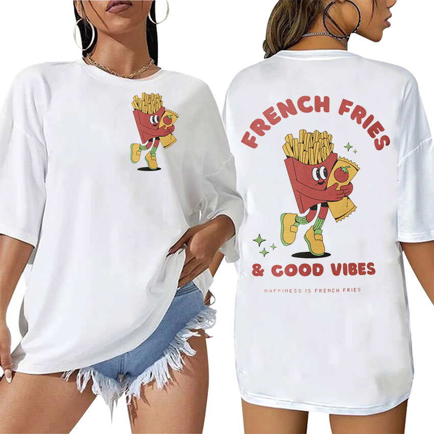 Футболка с принтом «Фри-Фрайс» – обзор и цена Summer Vibes Clothing Men