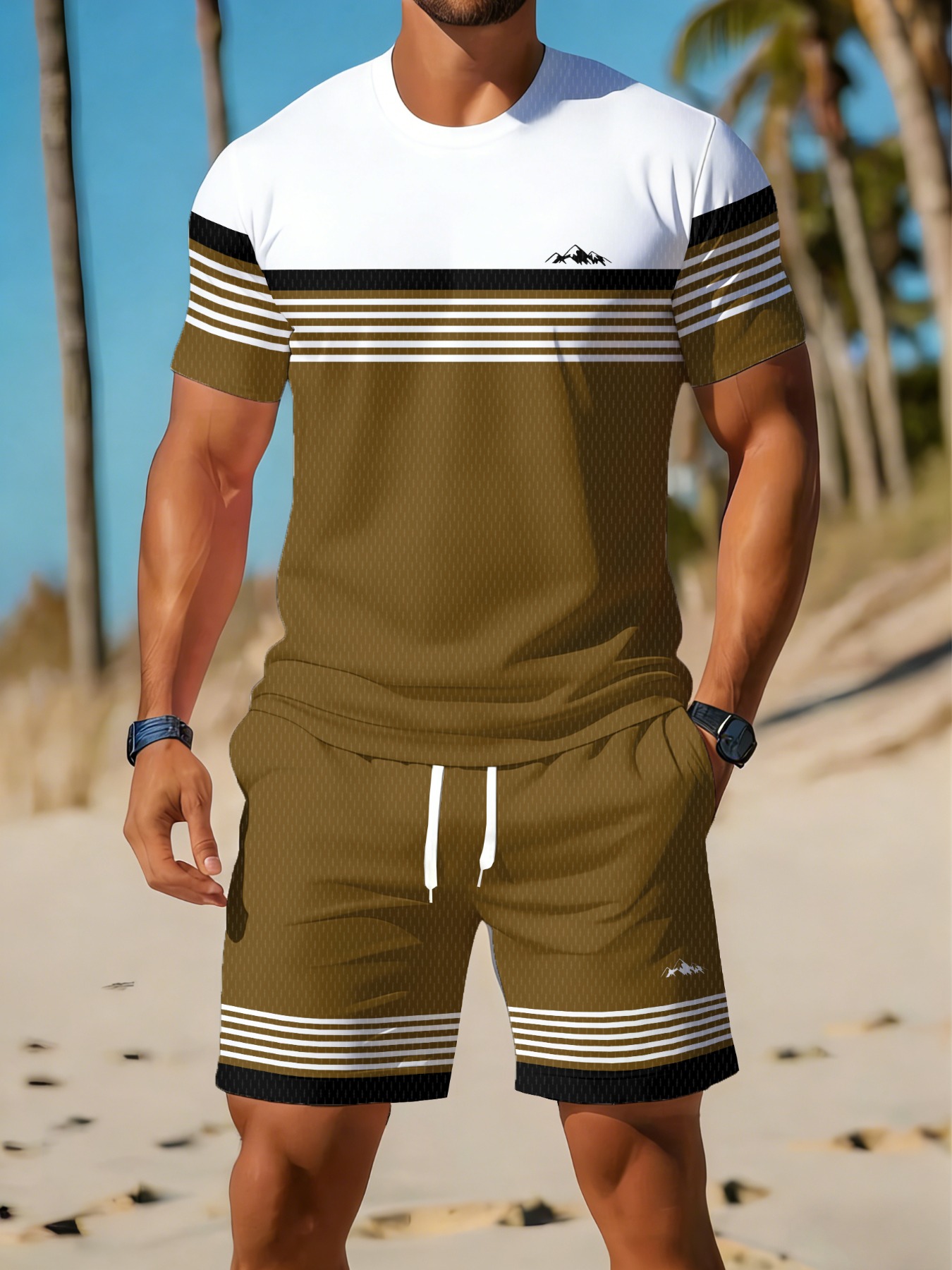Мужской летний комплект из фут – обзор и цена Summer Clothing Pieces