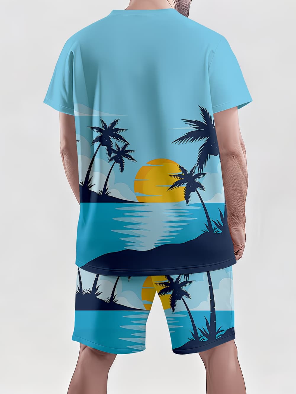Мужской комплект из 2 предмето – обзор и цена Beach Shirt Hawaiian