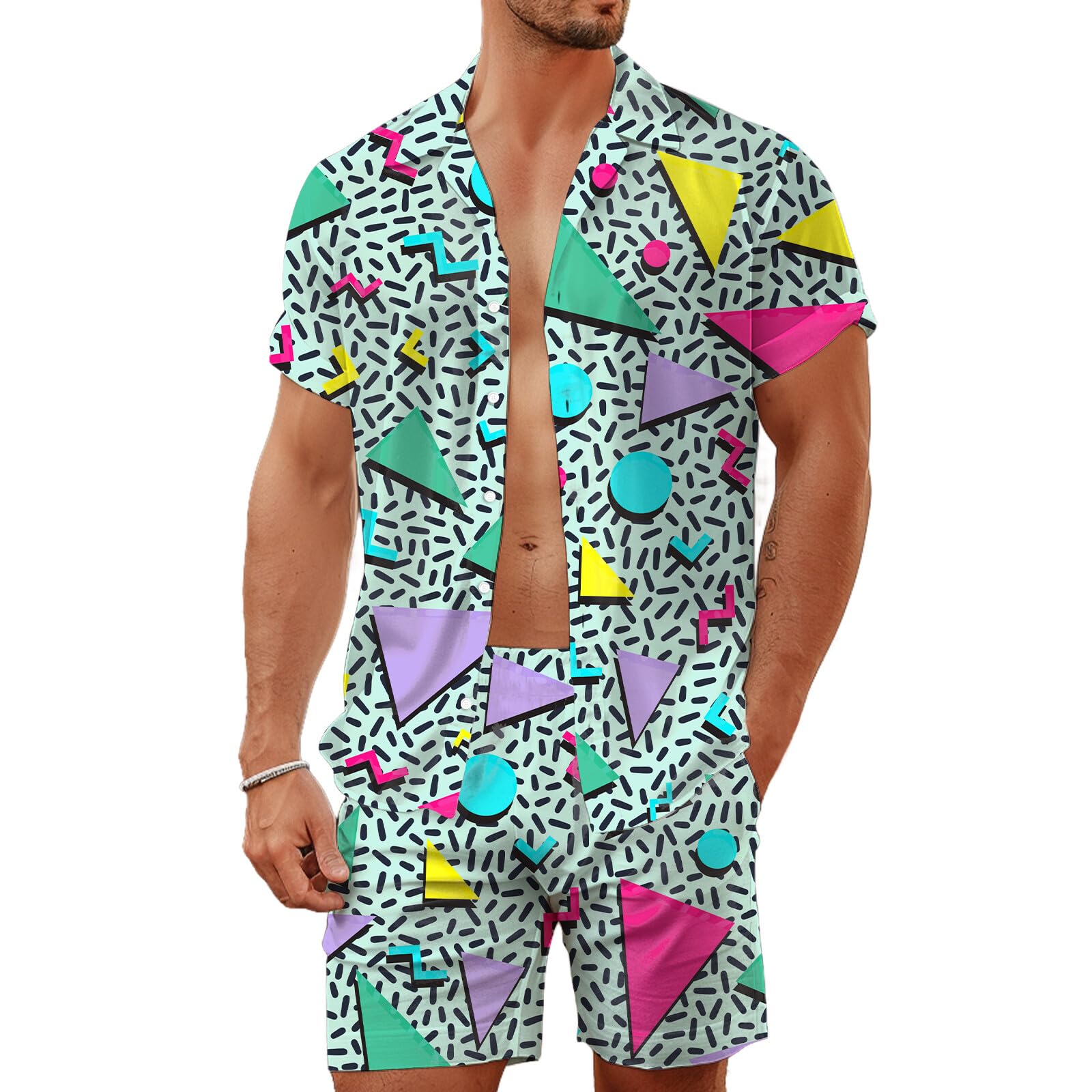Летний комплект мужской одежды – обзор и цена Beach Shirt Hawaiian