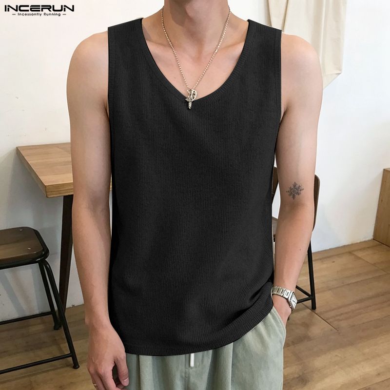 Мужские майки INCERUN, однотон – обзор и цена Summer Clothing Colors 2026