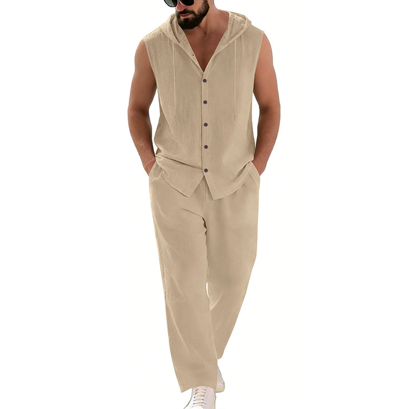 Мужской повседневный льняной к – обзор и цена Summer Clothing Men