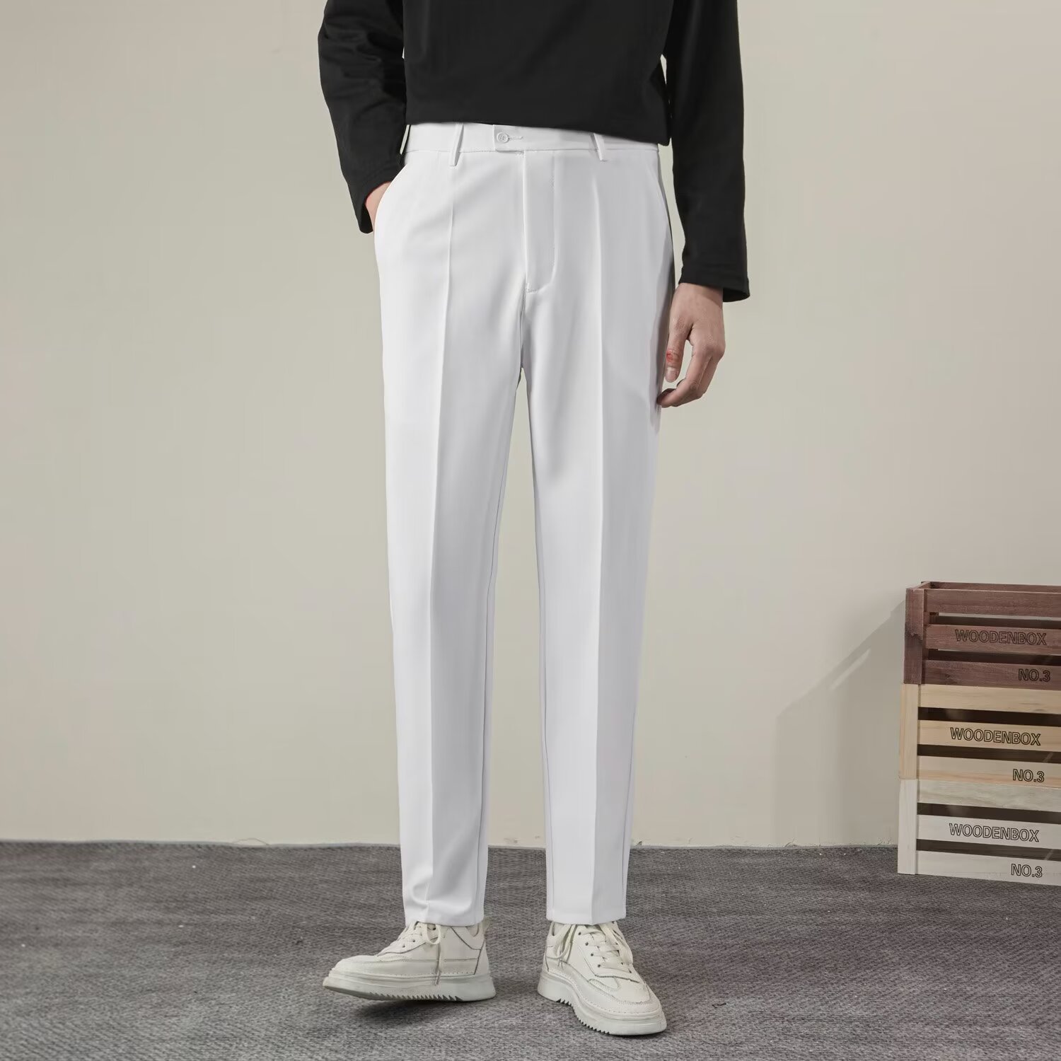 Летние мужские однотонные прям – обзор и цена Summer Clothing Brands Men