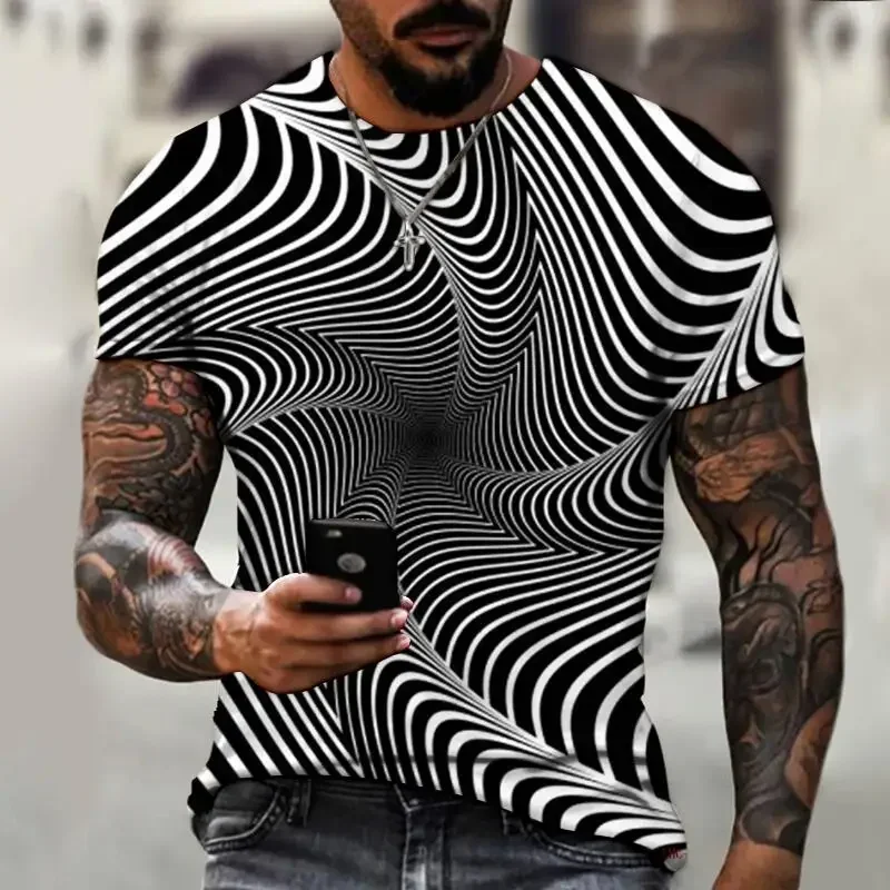 Мужская футболка с 3D-принтом, – обзор и цена Summer Clothing Affordable
