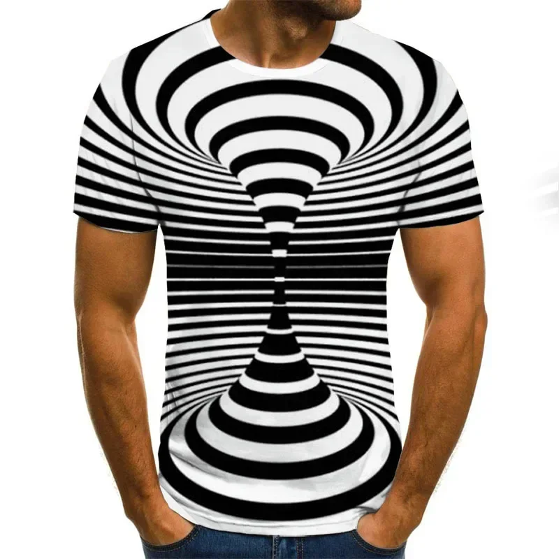 Мужская футболка с 3D-принтом, – обзор и цена Summer Clothing Affordable