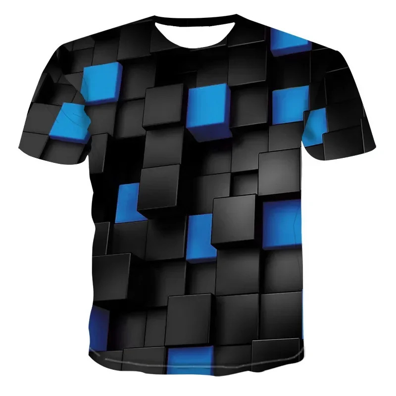 Мужская футболка с 3D-принтом, – обзор и цена Summer Clothing Affordable