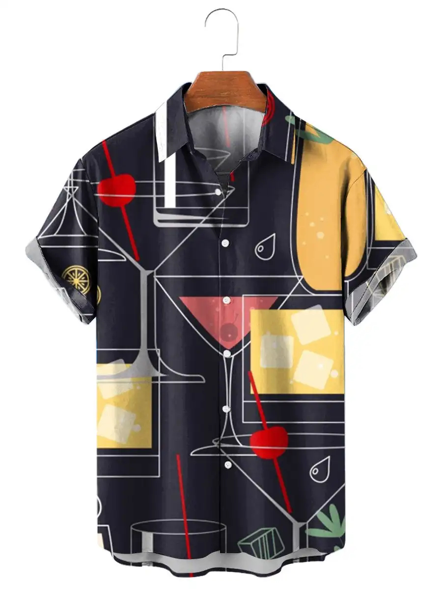 Гавайская рубашка мужская с от – обзор и цена Beach Shirt Hawaiian